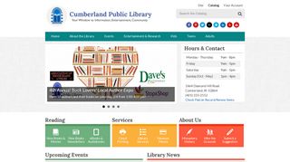 Cumberland Public Library: Home