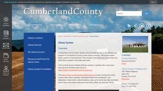 Library System | Cumberland County, PA - Official Website