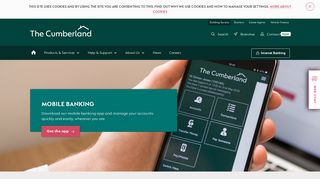 Mobile banking app | The Cumberland