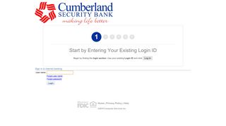 Cumberland Security Bank - Online Banking - myebanking.net