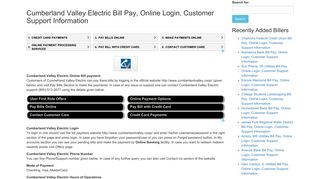 Cumberland Valley Electric Bill Pay, Online Login, Customer Support ...
