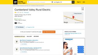 Cumberland Valley Rural Electric Highway 25 East, Gray, KY 40734 ...