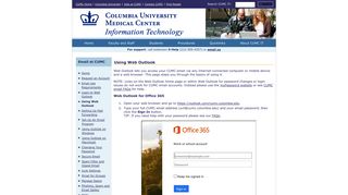Using the Outlook Web App - CUMC IT - Columbia University Irving ...