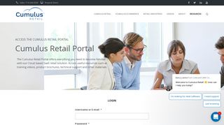 Portal Login | Cumulus Retail | Cloud Point of Sale Software