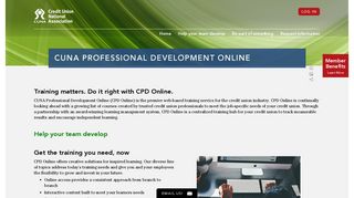 CPD Online | Home | CUNA