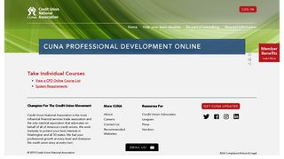 CPD Online | Take Individual Courses | CUNA