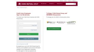 CUNA Mutual Group - Sign In
