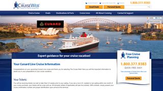 Already Booked - Cunard Line: Tickets, Pre-registration, Travel ...