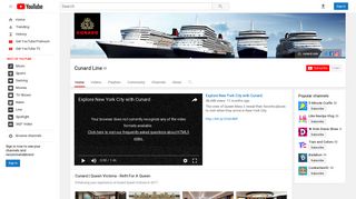 Cunard Line - YouTube