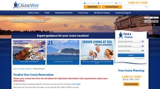 Already Booked? Finalize Your Cruise Reservation with Cruise Pre ...