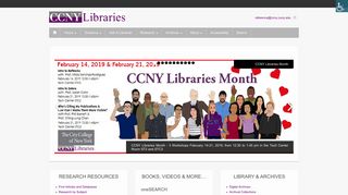 CCNY LIBRARIES | mainpage - CUNY.edu