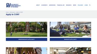 Apply to CUNY – The City University of New York - CUNY.edu