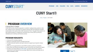 CUNY Start® – CUNY Start - CUNY.edu
