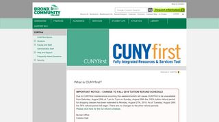 BCC - CUNYfirst - Bronx Community College