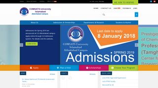 CUOnline COMSIS (COMSATS Student ... - COMSATS Abbottabad