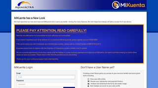 Aqualectra :: MiKuenta Login