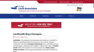 naviHealth Buys Curaspan - Health Care Deal News