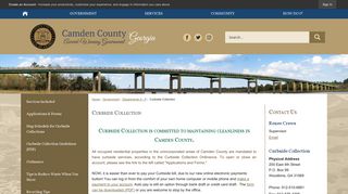Curbside Collection | Camden County, GA - Official Website
