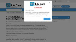 CURES - LA Care Health Plan