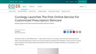 Curology Launches The First Online Service For Customized ...