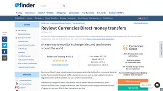 Currencies Direct money transfers review January 2019 | finder.com