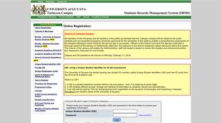 Current Students - University of Guyana - Current Students Login ...