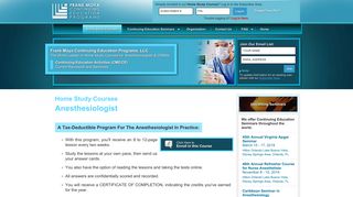 Anesthesiologist | Home Study Courses | Current Reviews®