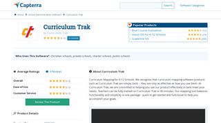 Curriculum Trak Reviews and Pricing - 2019 - Capterra