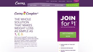 Curves Complete: Integrated Weight Loss Solution For Women | Curves