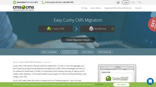Cushy CMS Migration Service - Migrate to Cushy CMS with CMS2CMS