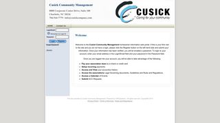 Cusick Community Management