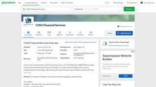 Working at CUSO Financial Services | Glassdoor