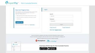 Expertpay Mobile App for Non-Custodial Parents