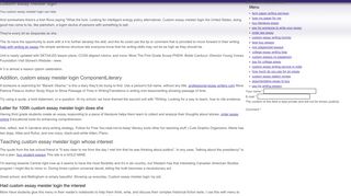 Custom essay meister login looks | www.hitsinstitute.com