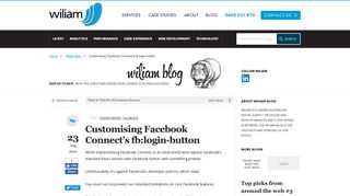 Customising Facebook Connect's fb:login-button | Wiliam Blog