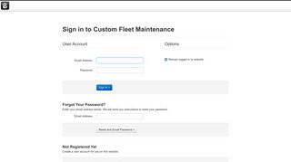 Custom Fleet Maintenance :: Login