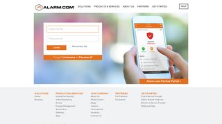 Customer Login - Alarm.com