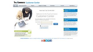 TrueCommerce Customer Center Login
