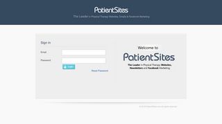 Patient Sites - Client Account Login
