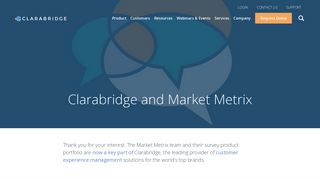 Market Metrix | Clarabridge