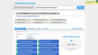 customereye.bajajfinservlending.in at Website Informer. Visit ...