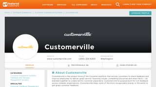 13 Customer Reviews & Customer References of Customerville ...