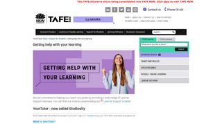 Getting help with your learning - TAFE Illawarra