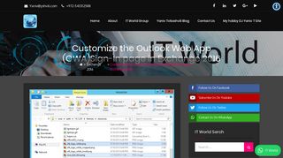 Customize the Outlook Web App (OWA) - vmware | veeam | azure ...