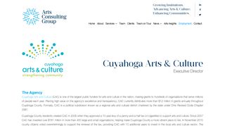 Cuyahoga Arts & Culture :: Executive Director - Arts Consulting Group
