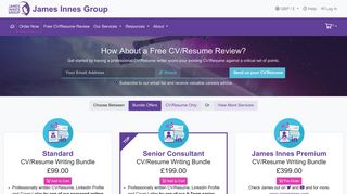 James Innes Group: Professional CV/Resume Writing Services - From ...
