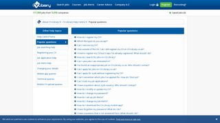 Popular Questions - Help Centre - CV-Library