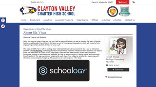About Ms. Vivas – Vivas, Helen – Clayton Valley Charter High School