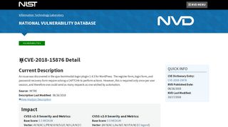 NVD - CVE-2018-15876