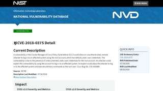 NVD - CVE-2018-0375